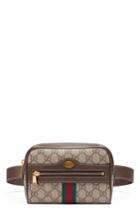 Gucci Small Ophidia Gg Supreme Canvas Belt Bag - Beige