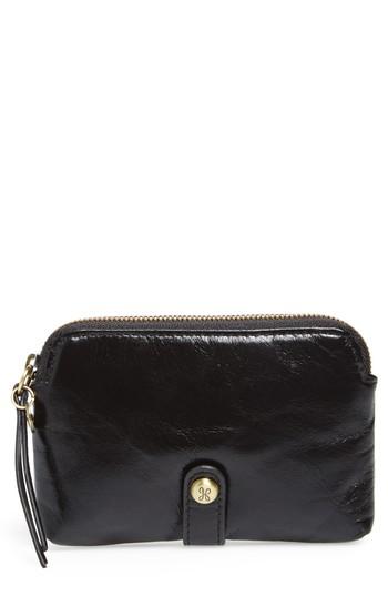 Women's Hobo Pace Leather Wallet - Black