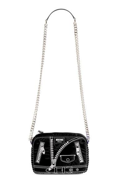 Moschino 'biker Jacket' Embroidered Crossbody Bag -