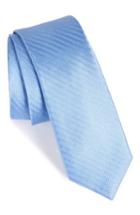 Men's The Tie Bar Sound Wave Herringbone Silk Tie, Size - Blue