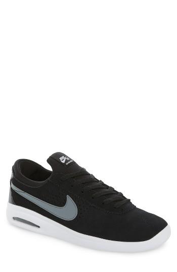 Men's Nike Sb Air Max Bruin Vapor Skateboarding Sneaker M - Black