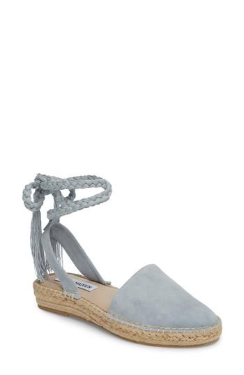 Women's Steve Madden Mesa Wraparound Espadrille .5 M - Blue