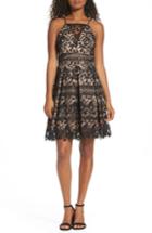Women's Adelyn Rae Krista Lace Fit & Flare Dress - Black