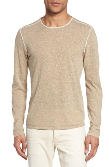 Men's John Varvatos Star Usa Crewneck Sweater, Size - Beige