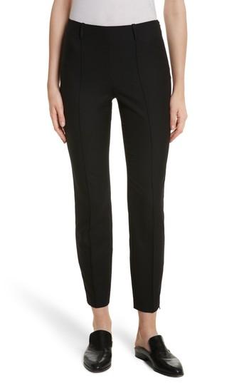 Women's Elizabeth And James Judah Stretch Twill Straight Leg Pants - Black