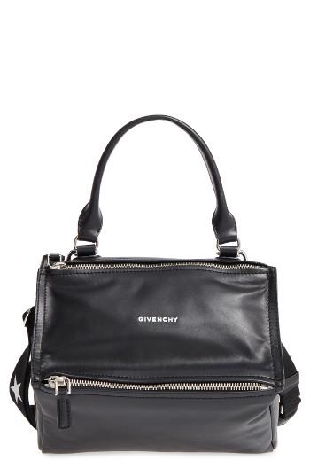 Givenchy Small Pandora - Logo Leather Satchel -