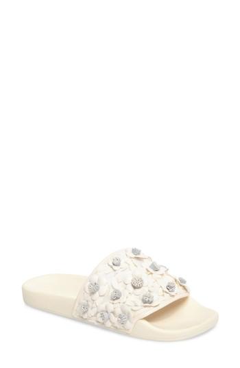 Women's Avec Les Filles Stella Slide Sandal M - White
