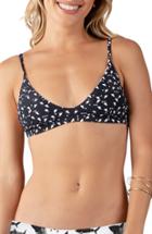 Women's Rip Curl Kiss Me Reversible Bikini Top - Black