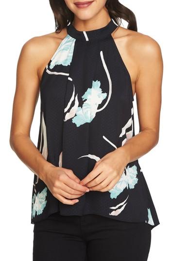 Women's 1.state Pleated Halter Top, Size - Green