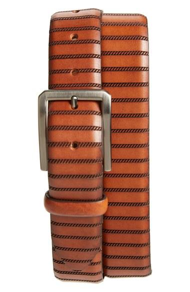 Men's Remo Tulliani 'dara' Leather Belt - Tan