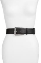 Women's Michael Michael Kors Calfskin Leather Belt