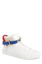 Men's Buscemi Strapped High Top Sneaker Us / 42eu - White