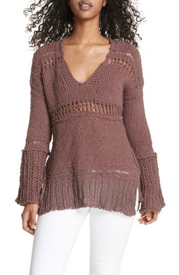 Women's Free People Belong To You Sweater - Purple
