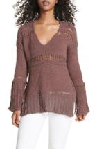Women's Free People Belong To You Sweater - Purple