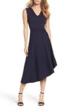 Women's Eliza J Knit Asymmetric Midi Dress - Blue