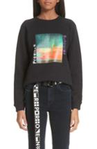 Women's Proenza Schouler Pswl Twister Graphic Sweatshirt - Black