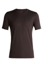Men's Icebreaker Tech Lite Short Sleeve Crewneck T-shirt - Brown