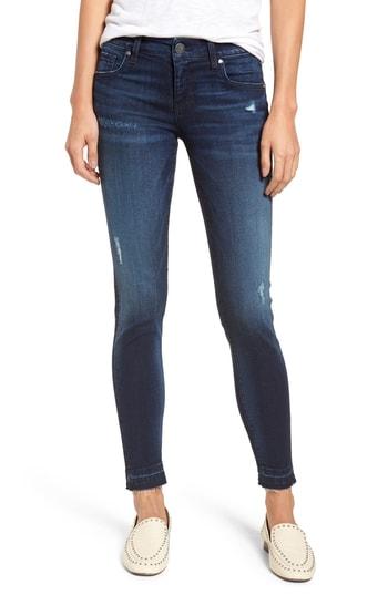 Women's Kut From The Kloth Donna Release Hem Ankle Skinny Jeans - Blue