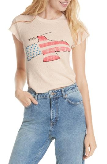 Women's Free People Love Dove Tee, Size - Ivory