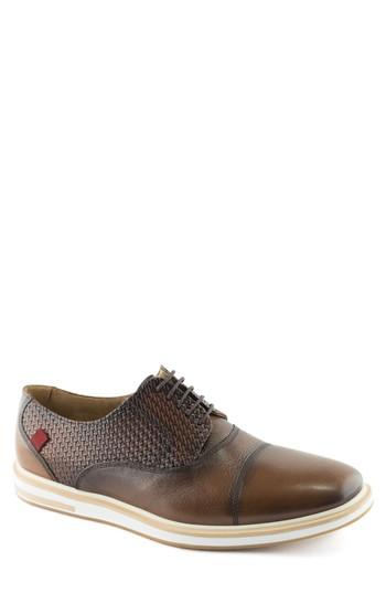 Men's Marc Joseph New York Cap Toe Oxford .5 M - Brown