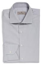 Men's Canali Regular Fit Solid Dress Shirt .5 - Grey