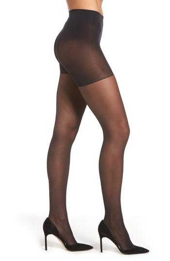 Women's Hanes Perfect Nudes Micro Net Pantyhose - Black