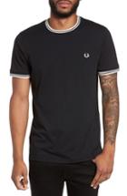 Men's Fred Perry Contrast Trim T-shirt - Black
