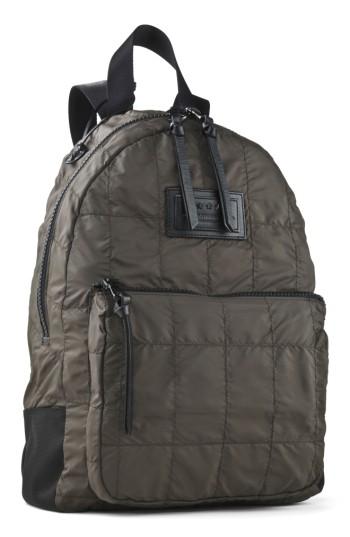 Men's John Varvatos Quilted Nylon Backpack - Green