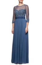 Women's Alex Evenings Embellished Gown - Purple