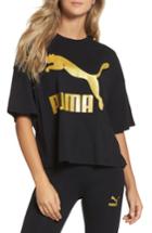 Women's Puma Glam Oversize Tee - Black