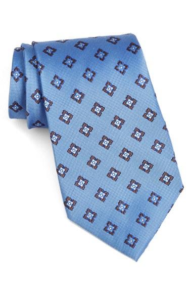 Men's Nordstrom Men's Shop 'petal Neat' Floral Silk Tie