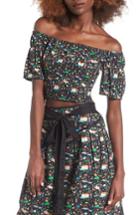 Women's Rachel Antonoff Lou Off The Shoulder Cotton Blouse