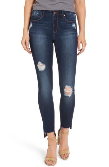 Women's Leith Ripped Step Hem Skinny Jeans