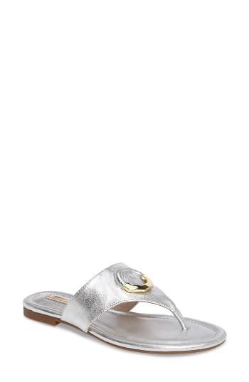 Women's Louise Et Cie Adana Flip Flop M - Grey