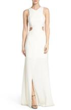 Women's Halston Heritage Sleeveless Crepe Gown