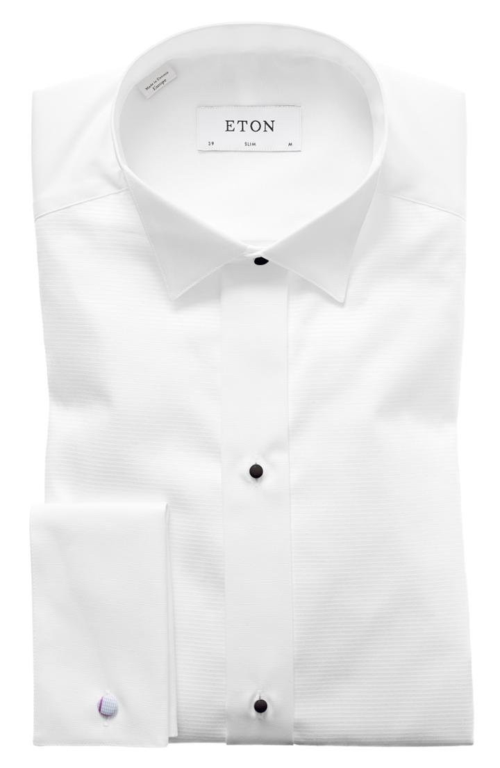 Men's Eton Slim Fit Wing Collar Dress Shirt .5 - White