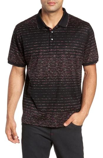 Men's Robert Graham Glover Classic Fit Polo - Black