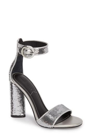 Women's Kendall + Kylie Giselle Ankle Strap Sandal M - Metallic