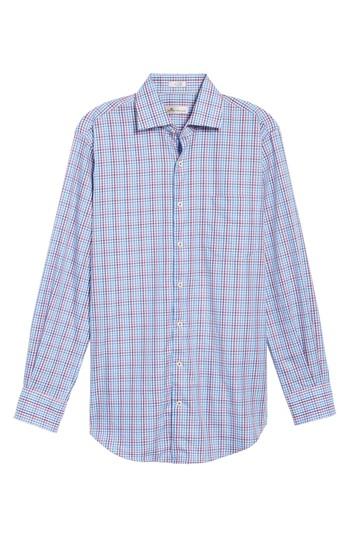 Men's Peter Millar Grand Voyage Fit Tattersall Sport Shirt