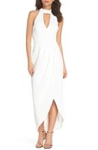 Women's Xscape Choker Halter Dress - Ivory