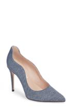 Women's James Chan Anika Curvy Pump M - Blue