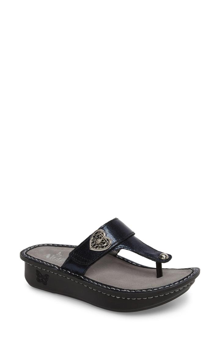 Women's Alegria 'carina' Sandal -7.5us / 37eu - Blue