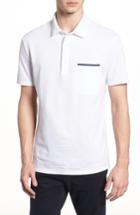 Men's Lacoste Cas Eligance Pique Polo (m) - White
