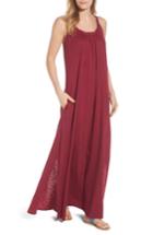 Women's Caslon Twist Neck Maxi Dress - Purple