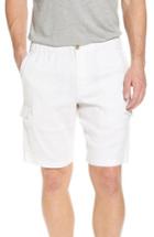 Men's Tommy Bahama Beach Authentic Fit Linen Blend Cargo Shorts - White