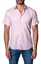 Men's Jared Lang Print Sport Shirt, Size - Orange