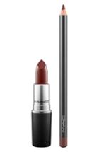 Mac Antique Velvet & Chestnut Lipstick & Lip Pencil Duo - No Color