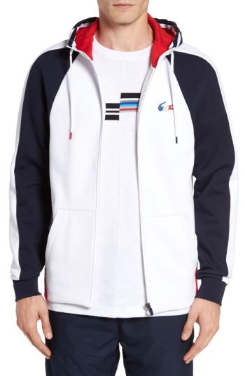 Men's Lacoste Zip Hoodie (s) - White