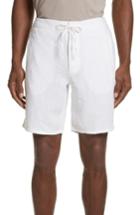 Men's Onia Max Linen Shorts - White