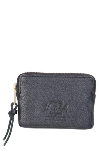 Men's Herschel Supply Co. Leather Zip Pouch - Black